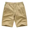Directo del fabricante: Pantalones cortos de algodón finos y elásticos para hombre, talla grande, holgados, casuales, de longitud media, en stock