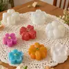 Papoula DIY Resina Gesso Flor de Pessegueiro Trevo de Quatro Folhas Vela Perfumada Presente Pequena Vela de Flor Sem Molde