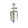 Equipamento de Fermentação de 2 Litros Aço Inoxidável 304 Barril de Cerveja Equipamento de Fermentação Líquida Tanque Experimental Pequeno Selado à Pressão Enzima