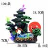 Decoração e Paisagismo Mundo Aquário Resina Cachoeira Rochosa Ornamentos Grandes e Pequenos Roda d'Água Giratória Pequena Roda de Vento Shi Hua