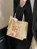 Bolsa de Mão de Linho de Luxo de Nicho para Mulheres 2026 Nova Tendência Estilo Coreano Ins Bolsa de Ombro Versátil e Fashion