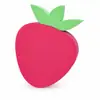Esponjas Planas Personalizadas de Fresa y Piña, Suaves y que No Absorben el Polvo, Adecuadas para Uso Seco y Húmedo, Huevos de Maquillaje Esponja