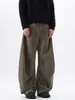Macacão Vintage Americano Masculino e Feminino Perfil Desconstruído Jeans Machete Solto Versátil Nicho Perna Larga Calças Casuais