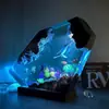 Lámpara Popular de Resina Transfronteriza Lámpara de Resina Aventura de Ballena Jorobada y Mantarraya Lámpara de Resina Regalo para Niños