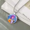 Accesorios de Collar K-Pop de Grupo de Chicas Cazadoras de Brujas Más Vendidos Transfronterizos Collar con Colgante de Piedra del Tiempo Collar de Piedra Preciosa Fábrica al por Mayor