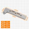 Acero Inoxidable Bisagra de Boca de Pollo Núcleo de Rectificado Bisagra Bisagras Superiores e Inferiores para Gabinete de Espejo de Baño Puerta Invisible Bisagra Cielo y Tierra Bisagra de Gabinete