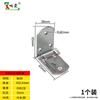 Suporte Angular em L de Ferro Galvanizado, Fixadores para Conexão de Móveis, Suporte de Ângulo Reto de Aço Inoxidável, Cantoneira de Ferro para Reforço de Mesas e Cadeiras Atacado