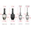 0.3-6.5mm quick-change haste hexagonal de três mandíbulas auto-centrada furadeira mandril 3.6 molde elétrico
