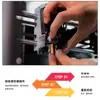 Bico de impressora 3D Flashforge AD5X bico hotend bimétalico integrado