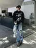 Directo del fabricante: Nueva colección de otoño de camisetas casuales, versátiles y elegantes de manga larga para hombre y mujer, con un diseño de dos piezas falso y un tejido pesado similar al algodón.