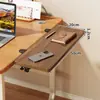 Tablero de Extensión de Escritorio para Sala de E-Sports, Bandeja para Teclado con Brazo Plegable y Extensible
