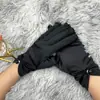 Suministro Directo de Fábrica Guantes de Satén Elástico Sencillos con Perlas Accesorios para Vestido de Novia Velos Guantes