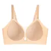 Ropa Interior de Verano Ultraligera Sin Costuras para Mujer, Copa Transpirable Invisible Sin Costuras, Sin Aro de Acero, Soporte Suave, Sujetador Push-Up para Recoger los Pechos Laterales