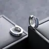 Brincos de Diamante Inteiros para Homens, Venda Quente Transfronteiriça Moda Hip-Hop Europeia e Americana Tendência Brincos Personalizados para Mulheres, Joias Versáteis de Alta Qualidade Atacado