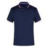 Algodón Tencel Solapa Manga Corta Estampado Ropa de Trabajo Empresarial Camisa Polo Algodón Puro Camiseta Publicitaria de Campaña LOGO Personalizado