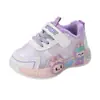 Zapatillas de Tenis Infantiles de Dibujos Animados para Niñas 2025 Otoño e Invierno Estilo Coreano Zapatos Deportivos de Cuero para Niños Zapatos Casuales para Niños