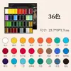 Set para principiantes de pigmentos sólidos para pintura china de 12 y 24 colores con herramientas y materiales completos para pintura china tradicional