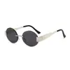 Gafas de Sol Estilo Nuevo 2026 con Montura de Metal, Sin Marco, Alternativa Asequible a Marcas Reconocidas, Gafas Ovaladas Pequeñas Retro para Mujer, Modernas