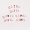 Comercio Exterior Pequeños Frescos Taro Morado Francés Aurora Brillo Mariposa Piezas de Manicura Chica Deseo Puro 30 Piezas Uñas Portátiles