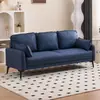 Sofá de luxo leve para apartamentos pequenos, sala de estar minimalista, assento duplo ou triplo, adequado para apartamentos, lojas de roupas, imóveis para aluguel e áreas de recepção