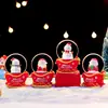 Calcetín de Navidad de producto nuevo transfronterizo, mini bola de agua, adorno de bola de cristal brillante para regalo de Navidad