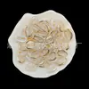 Cuentas de concha de perla sintética chapadas en oro con agujeros, perlas sueltas, accesorios para joyería DIY, pulsera de pegamento cremoso, cuentas hechas a mano