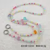 Bolso Cruzado de Perlas Irregulares Lanyard Largo Portátil para Teléfono Móvil Lanyard Sencillo de Perlas para Teléfono Móvil Cadena para Teléfono Móvil Cadena Cadena
