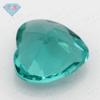 Anillos de Vidrio Verde Claro con Forma de Corazón de Melocotón Huagang Gem Piedra Suelta Corazón Puntiagudo Joyería de Vidrio Verde Claro Diamante Suelto