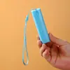 Botella pulverizadora mini de dibujos animados portátil con correa de mano, botella pulverizadora pequeña de tubo cuadrado, conveniente para llevar, botella pulverizadora pequeña de 10 ml