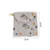 Bolsa de almacenamiento de toallas sanitarias de algodón y lino con diseño de dibujos animados, linda y clara, para toallas sanitarias, para tía, con estilo infantil, portátil