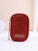 2024 nova bolsa de armazenamento de cabo de dados tipo clutch, bolsa 3C portátil, bolsa digital multifuncional para cabo de dados e fones de ouvido