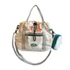 Bolsa Transversal Fofa para Mulheres 2026 Novo Estilo Coreano Bolsa Saco Color Block para Meninas Grande Capacidade Bolsa de Mão para Estudantes Bolsa de Ombro