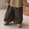 Cortavientos estilo ropa de trabajo coreana para niños y niñas, chaqueta con capucha a prueba de viento de otoño, abrigo casual holgado
