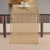 Yiji Qiyun Estilo Escandinavo Banderín de Mesa Tejido de Papel Borla Color Sólido Bandera de Té Decoración a Prueba de Polvo Cubierta para Mueble de TV Mesa de Café
