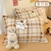 Conjunto de Duas Fronhas de Leite Fleece Espessado 48x74 Capa para Almofada de Adulto Capa Interna Outono/Inverno 2026 Novo Estilo