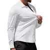 Camisas masculinas de negócios transfronteiriças, camisas casuais masculinas profissionais sem amassar, camisas masculinas de manga longa de alta qualidade direto da fábrica de origem