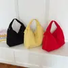 Moda Transfronteiriça Bolsa Tote Simples para Mulheres Grande Capacidade Casual Tendência Bolsa de Ombro Estilo Coreano Bolsa de Mão Relaxada