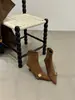 Botas Elásticas de Tacón Alto con Punta Aguda Estilo Coreano para Mujer 2026 Moda Otoño/Invierno Nuevo Estilo Hebilla Metálica Botines Cortos Adelgazantes Elegantes Versátiles