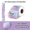Etiqueta Adhesiva de Color Degradado de Venta Caliente Transfronteriza Papel Especial de Impresión Térmica para Máquina de Etiquetas Phomemo M110/220