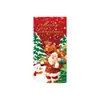 Fábrica de Comércio Exterior da Amazon Capa de Porta de Natal Pano Pendurado Papai Noel Cena de Pátio Banner de Decoração de Festa