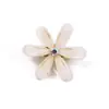 Broche Nuevo, Compacto y Elegante, Pin de Decoración para Traje, Ramillete, Hebilla Anti-Exposición para Mujer, Hebilla de Lujo para Bufanda de Seda, Diseño de Flor