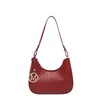 2026 nuevo tejido moda casual elegante color liso textura elegante bolso de mano bolso de hombro bolso de axila tipo dumpling