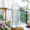 Jarrón de glaciar congelado de moda, jarrón de cristal de alta calidad para hidroponía, adornos para arreglos florales, estilo INS, venta al por mayor de fábrica