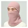 Máscara de Ciclismo à Prova de Vento Tudo-em-Um de Inverno, Cachecol Multifuncional, Gorro de Esqui para Exterior, Touca com Capuz Quente e à Prova de Frio de Lã Polar