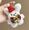 Pingente Original de Coelho Boneca Pequena Coelho Voador Cachorrinho Acessórios DIY Charme para Bolsa Chaveiro Pelúcia Atacado