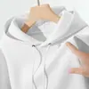Moletom com Capuz de Veludo Plus Size Outono Inverno Masculino Estilo Coreano Solto Casual Tendência Versátil Cor Sólida Simples