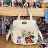 Nova Bolsa Transversal de Ombro de Aparência Sofisticada Bolsa para Dor Bolsa Grande Capacidade Bolsa de Papelaria Bolsa para Aulas de Reforço para Alunos do Ensino Fundamental e Médio
