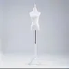 Accesorios para Maquetas de Vestidos de Novia, Escaparate de Tienda de Ropa Femenina, Maniquí de Cuerpo Entero Blanco y Negro, Soporte de Exhibición para Vestidos