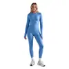 Nuevo Set de Yoga Cepillado para Mujer Otoño/Invierno 2026 Alta Elasticidad Manga Larga Ropa Deportiva Transpirable para Exteriores Set de Fitness
