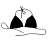 Ventas Directas de Fábrica Verano Europeo y Americano Nuevo Sexy Color Puro Transfronterizo Bikini Bikini Vacaciones en la Playa para Mujer Ins